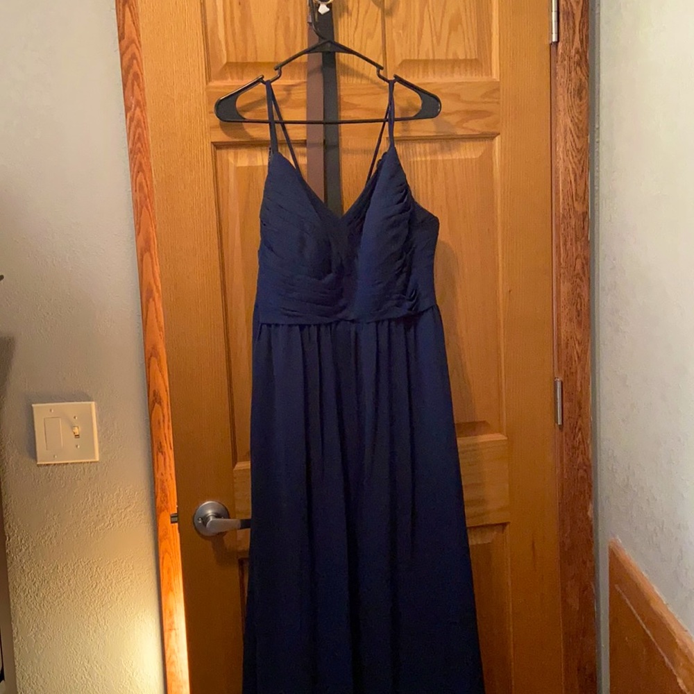 AZAZIE Blake bridesmaid’s dress in Dark Navy